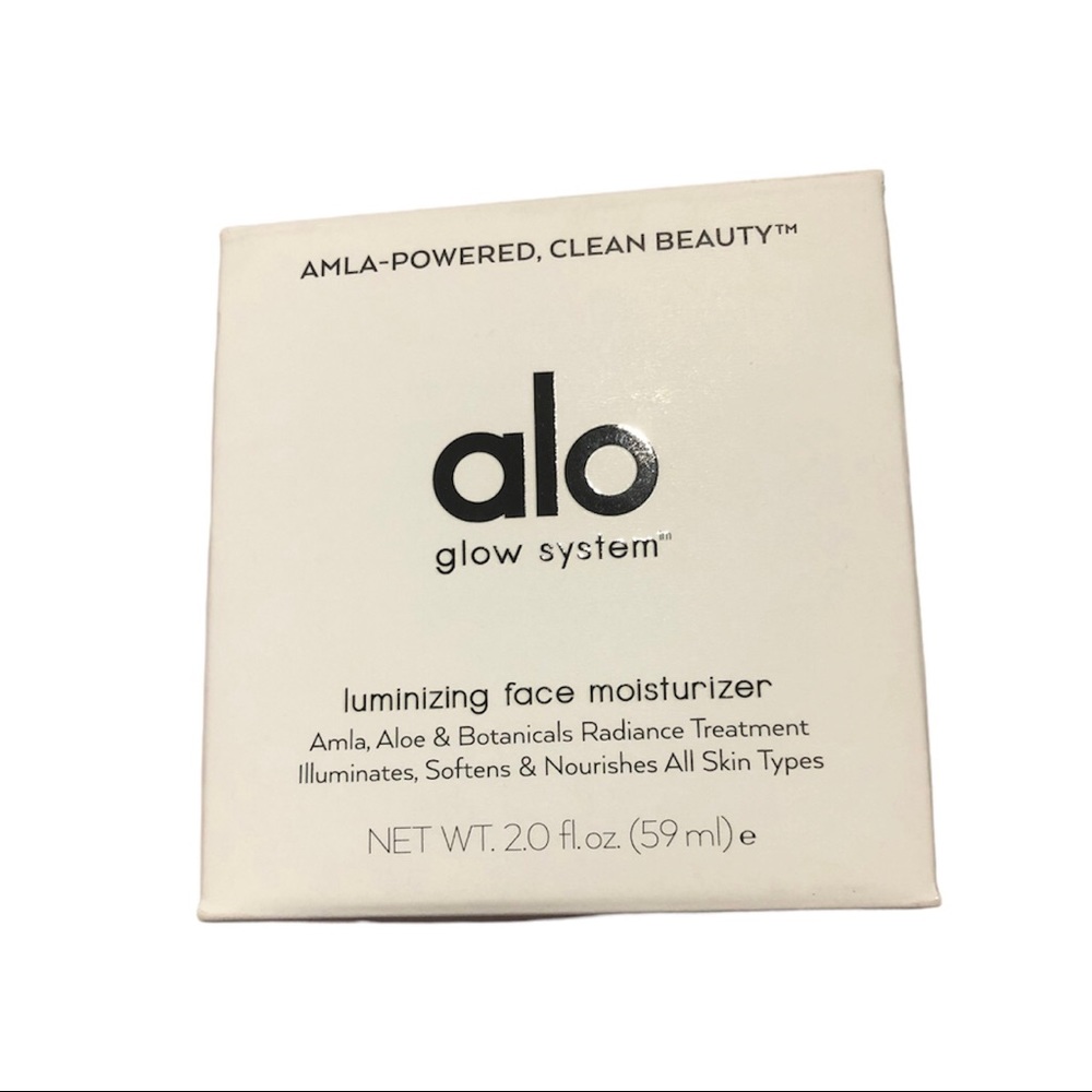 Alo glow system aluminizing face moisturizer